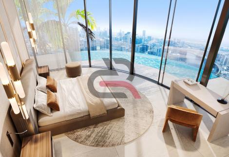 TRUSSARDI RESIDENCES – APPARTEMENTS 2 CHAMBRES + PISCINE PRIVEE AVEC PLAN DE PAIEMENT SUR 4 ANS - AL FURJAN – DUBAI