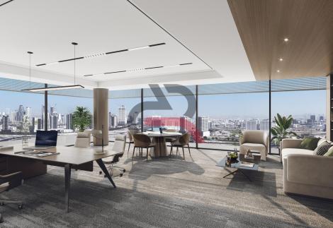 CAPITAL ONE – BUREAUX MODERNES + TERRASSES AVEC PLUSIEURS INSTALLATIONS A MOTOR CITY – DUBAI